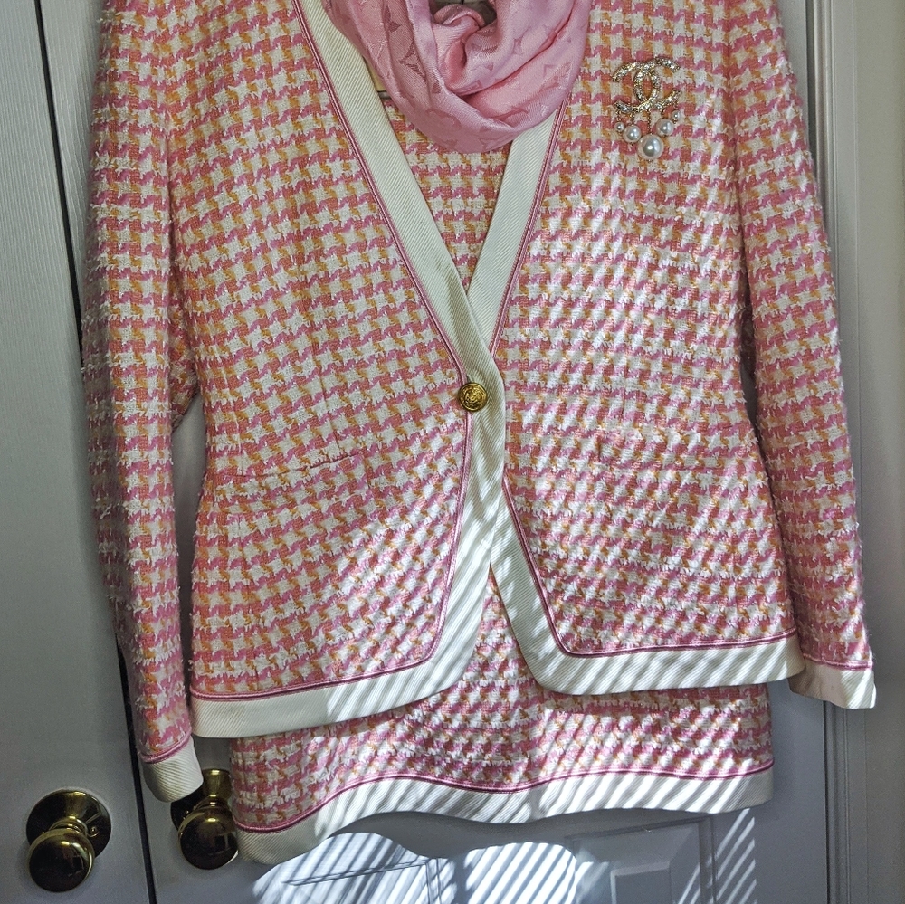 Escada Tweed Skirt Suit/Set